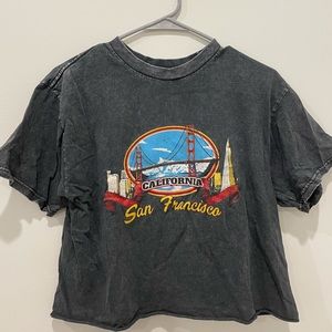 Brandy Melville (John Gait) - Cropped Graphic Tee